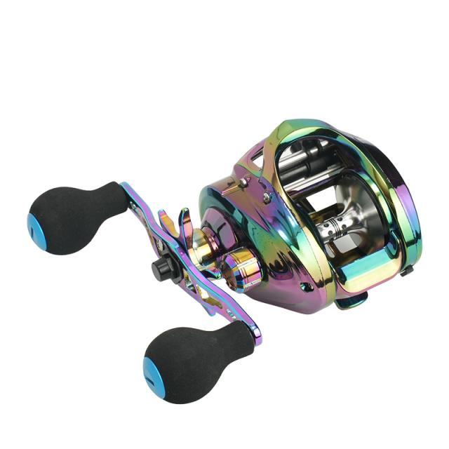 New Model 8.1: 1 High Gear Ratio 5+1 Ball Bearings Magnetic Braking System Baitcasting Fishing Reel - 副本