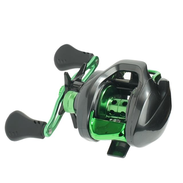 Colorful Baitcasting Reel 6+1BB Fishing Reel High Speed 7.3: 1 Gear Ratio Magnetic Brake System Baitcaster Reel