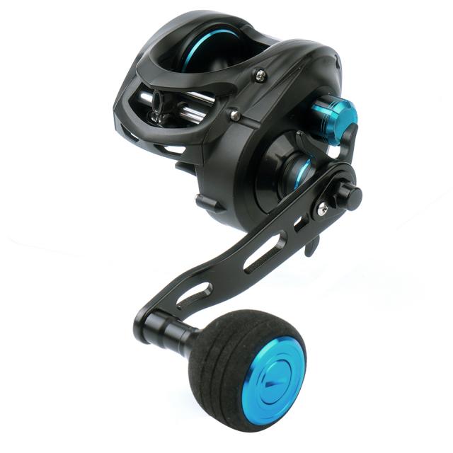 New Model 5+1bb Baitcasting Reel 17kg Max Drag High Gear Ratio 8.1: 1 Fishing Reel Baitcasting Reel for Two Handle Options