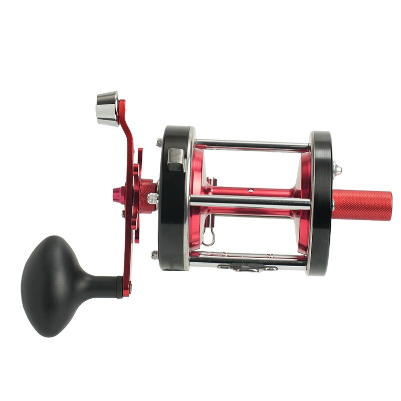 Buringshark High Speed Conventional Levelwind Trolling Reels 6+1BB  Saltwater Level Wind Fishing Reels Right Handed Salt Water Lever Drag  Casting Reel